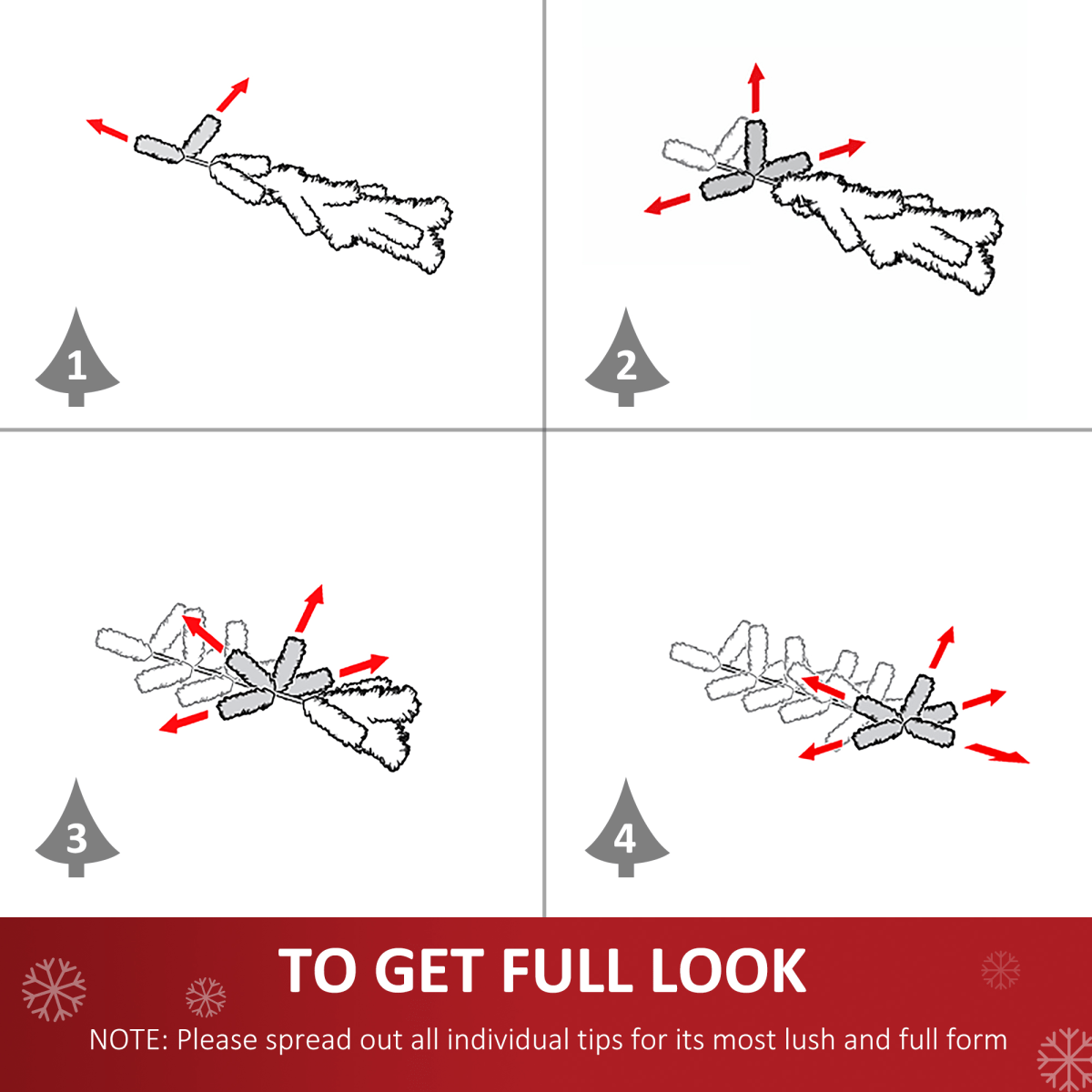 1.8m 6ft Pre - Lit Artificial Christmas Tree 200 LED Tree Decorative Balls Stand - plants - express.com