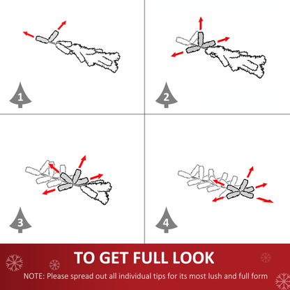 1.8m 6ft Pre - Lit Artificial Christmas Tree 200 LED Tree Decorative Balls Stand - plants - express.com