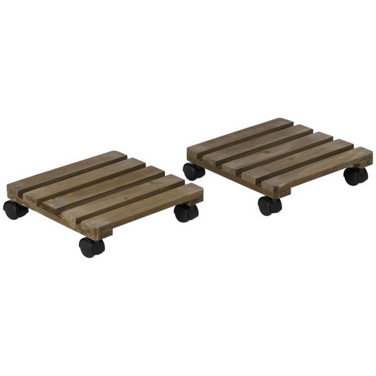2 Pack Plant Stand with Wheels, Flowerpot Holder - plants - express.com