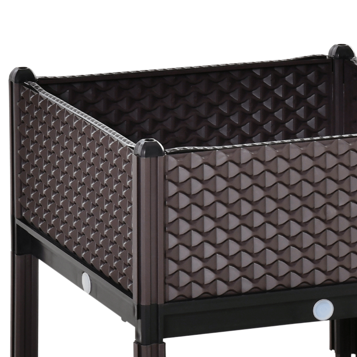 2 - Piece Raised Garden Bed Planter Box for Flowers, Vegetables, Herbs - plants - express.com