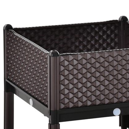 2 - Piece Raised Garden Bed Planter Box for Flowers, Vegetables, Herbs - plants - express.com