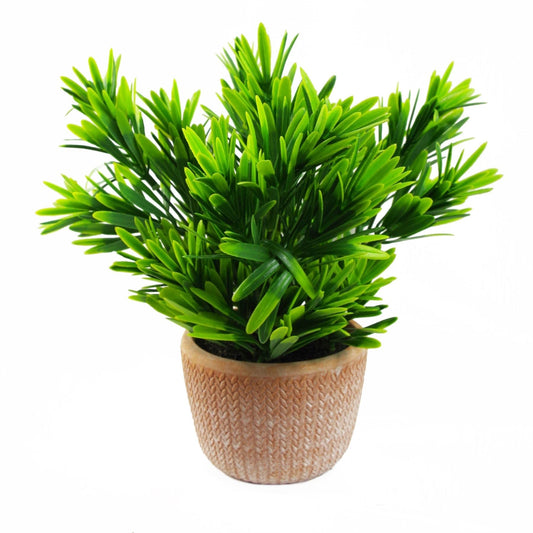 22cm Realistic Honey Plant in Stylish Terracotta Pot - Dark Green Elegance - plants - express.com
