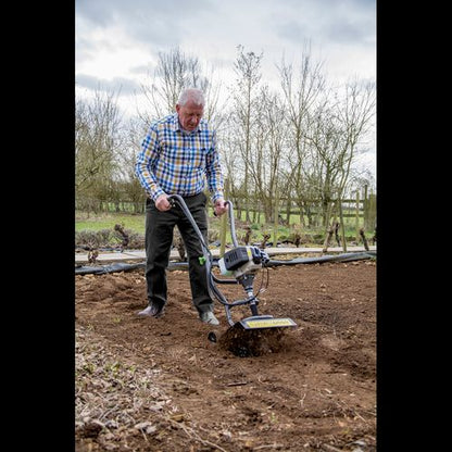 25cm (11") 2 Stroke Petrol Mini Tiller - plants - express.com
