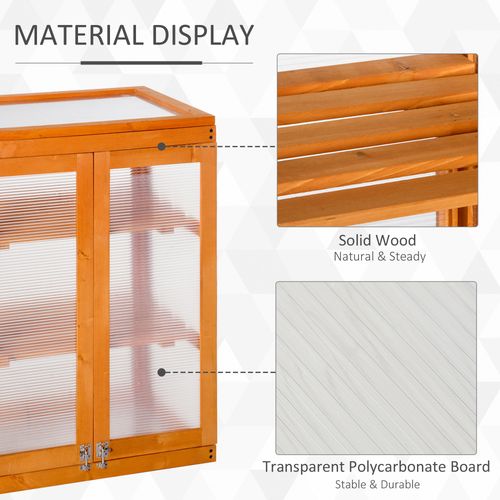 3 - Tier Wooden Cold Frame Greenhouse: Elevate Your Gardening Game! - plants - express.com