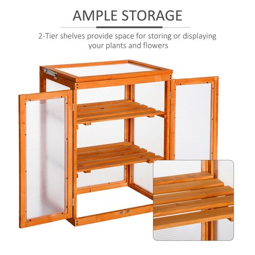 3 - Tier Wooden Cold Frame Greenhouse: Elevate Your Gardening Game! - plants - express.com