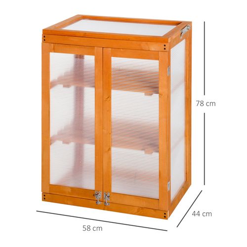3 - Tier Wooden Cold Frame Greenhouse: Elevate Your Gardening Game! - plants - express.com