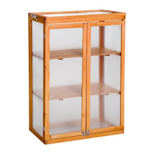 3 - Tier Wooden Cold Frame Greenhouse: Elevate Your Gardening Game! - plants - express.com
