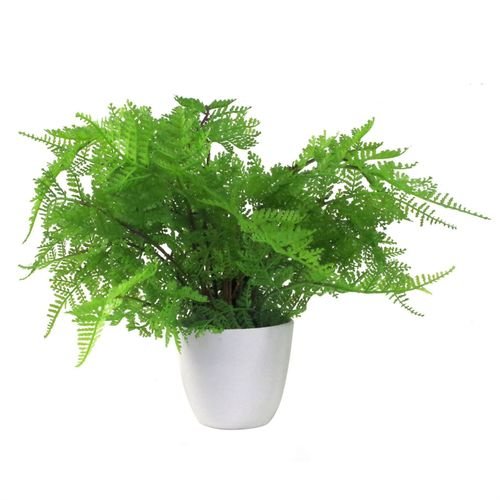 30cm Artificial Potted Lady Fern (Athyrium Filix - Femina) - plants - express.com