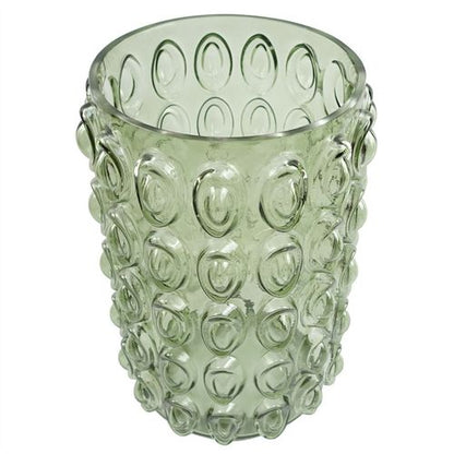 30cm Handcrafted Green Retro Bubble Vase – Vintage Charm for Any Bloom! - plants - express.com