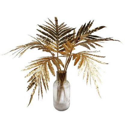 34cm Ridged Ombre Glass Vase - plants - express.com