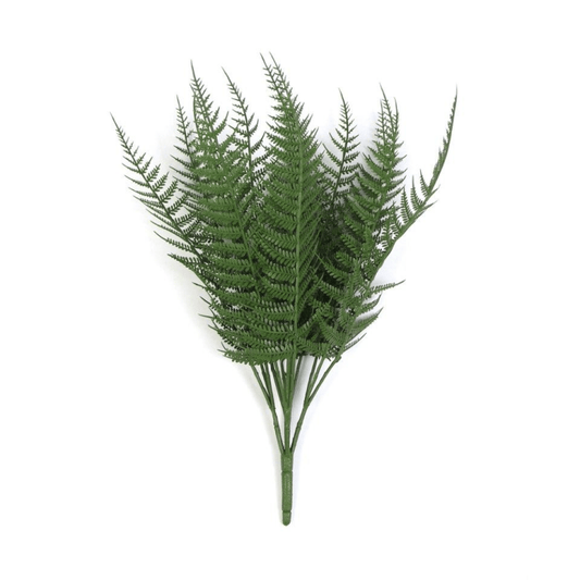 35cm Fire - Resistant Artificial Fern Stem: Lush Greenery, No Care Required! - plants - express.com