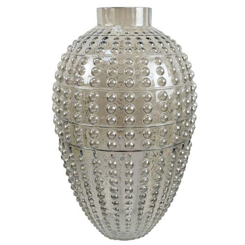 35cm Smoke Grey Bubble Vase - plants - express.com