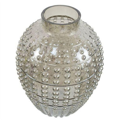 35cm Smoke Grey Bubble Vase - plants - express.com