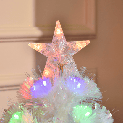 3FT Pre - Lit Artificial Christmas Tree w/ Fibre Optic LED Lights Xmas White - plants - express.com