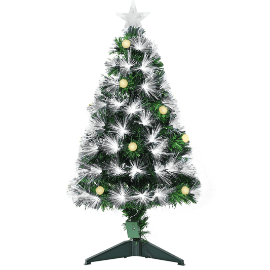 3ft White Light Christmas Tree 90 LEDs Star Topper Tri - Base Pre - Lit Home - plants - express.com