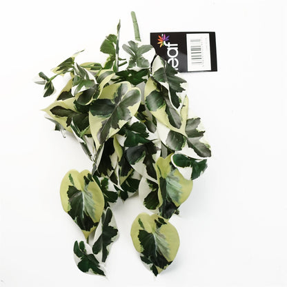 40cm Realistic Trailing Variegated Marble Pothos - Perfect for Any Display! - plants - express.com