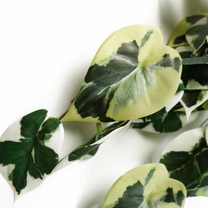 40cm Realistic Variegated Marble Pothos - Lush Trailing Artificial Plant - plants - express.com