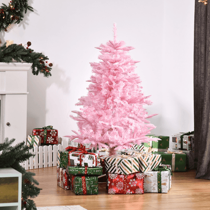 4FT Artificial Christmas Tree Holiday Xmas Automatic Open for Home Party Pink - plants - express.com