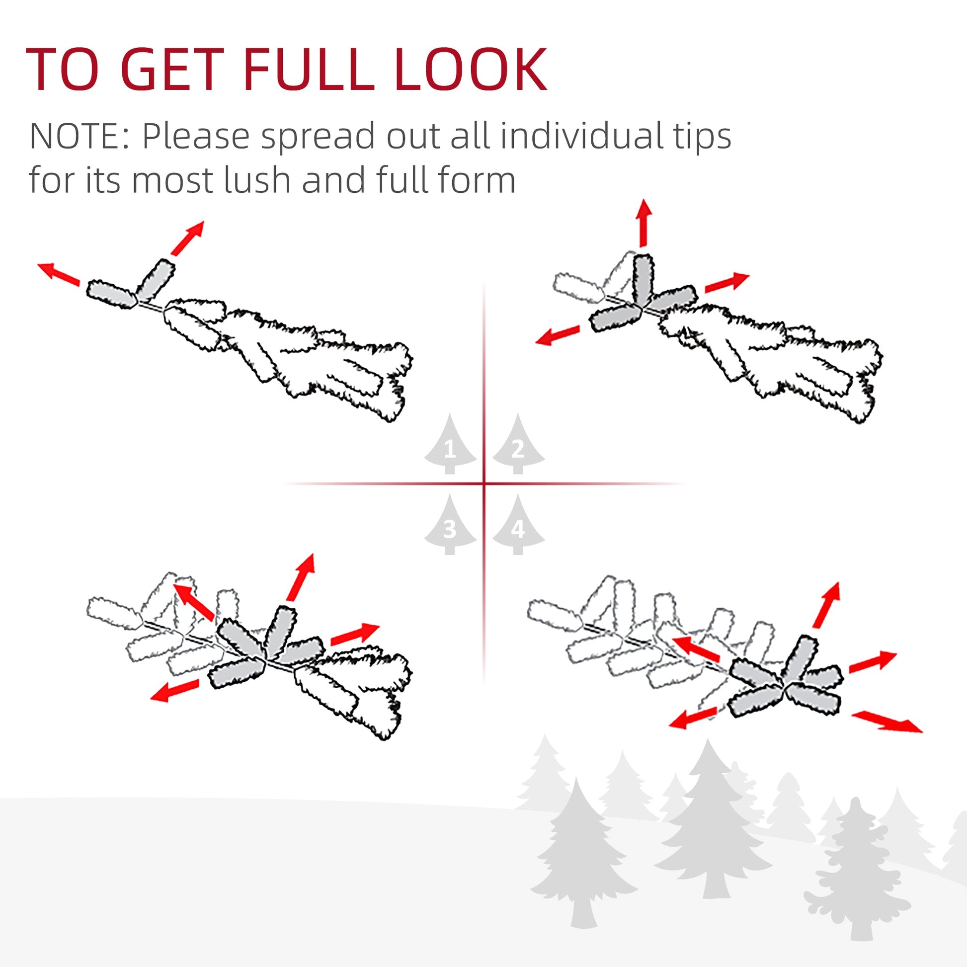 4ft Artificial Prelit Christmas Tree Snow Tree LED Fiber Optics Green White - plants - express.com