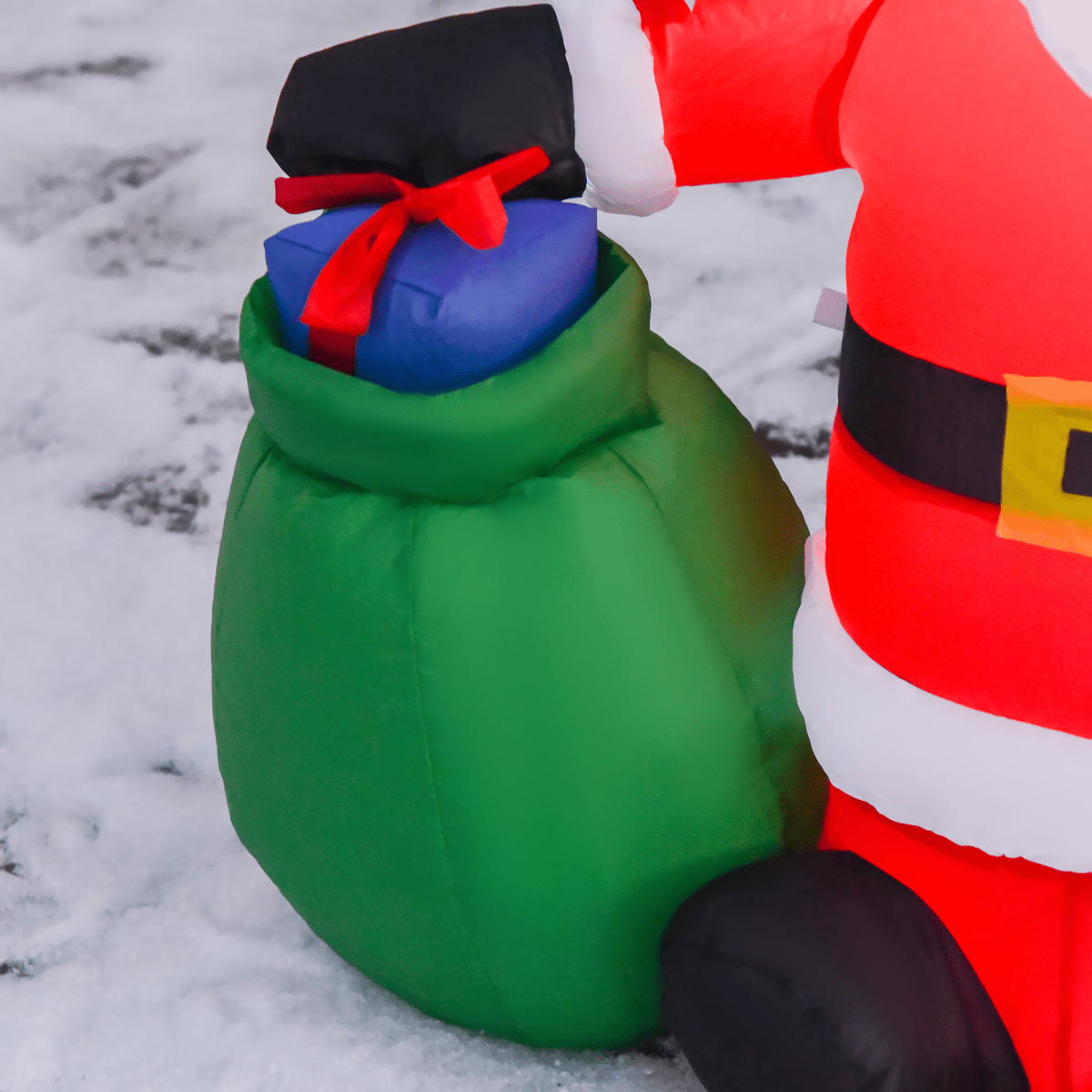4ft LED Santa Inflatable Yard Decoration - Indoor/Outdoor - plants - express.com