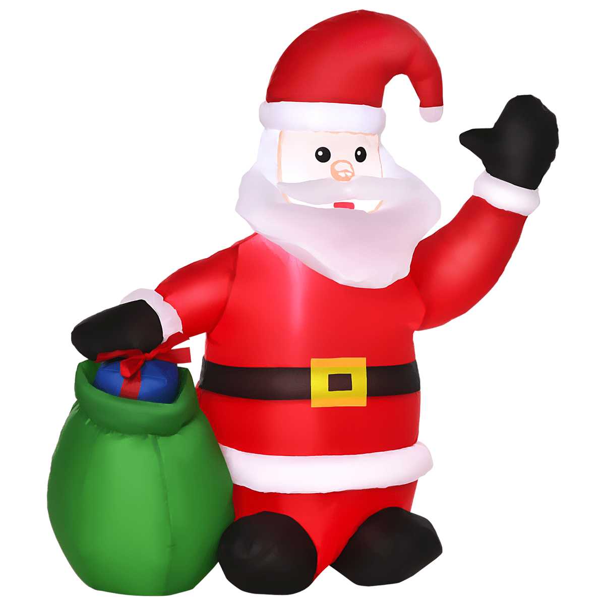 4ft LED Santa Inflatable Yard Decoration - Indoor/Outdoor - plants - express.com