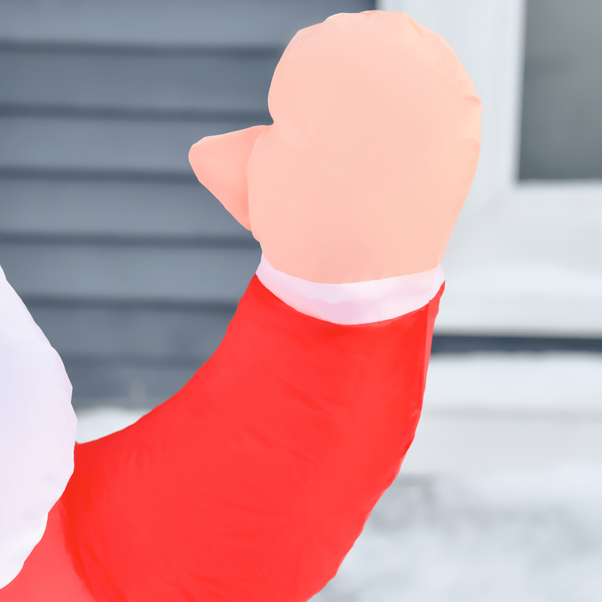 4ft LED Santa Sitting Inflatable Holding Gift - Outdoor Christmas Decor - plants - express.com