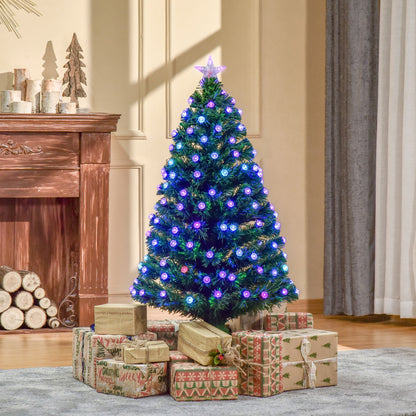4FT PreLit Artificial Christmas Tree Fibre Optic Deco LED Light Xmas Deco Green - plants - express.com