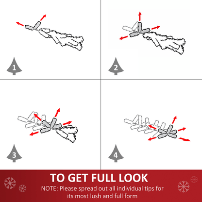 4FT Prelit Artificial Christmas Tree Fibre Star Xmas LED Light Indoor Green - plants - express.com