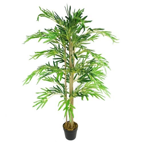 4ft Realistic Artificial Bamboo Tree - Lush Green Home Decor Accent - plants - express.com