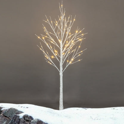 4FT Snowflake Christmas Tree with 48 LED Lamp - plants - express.com