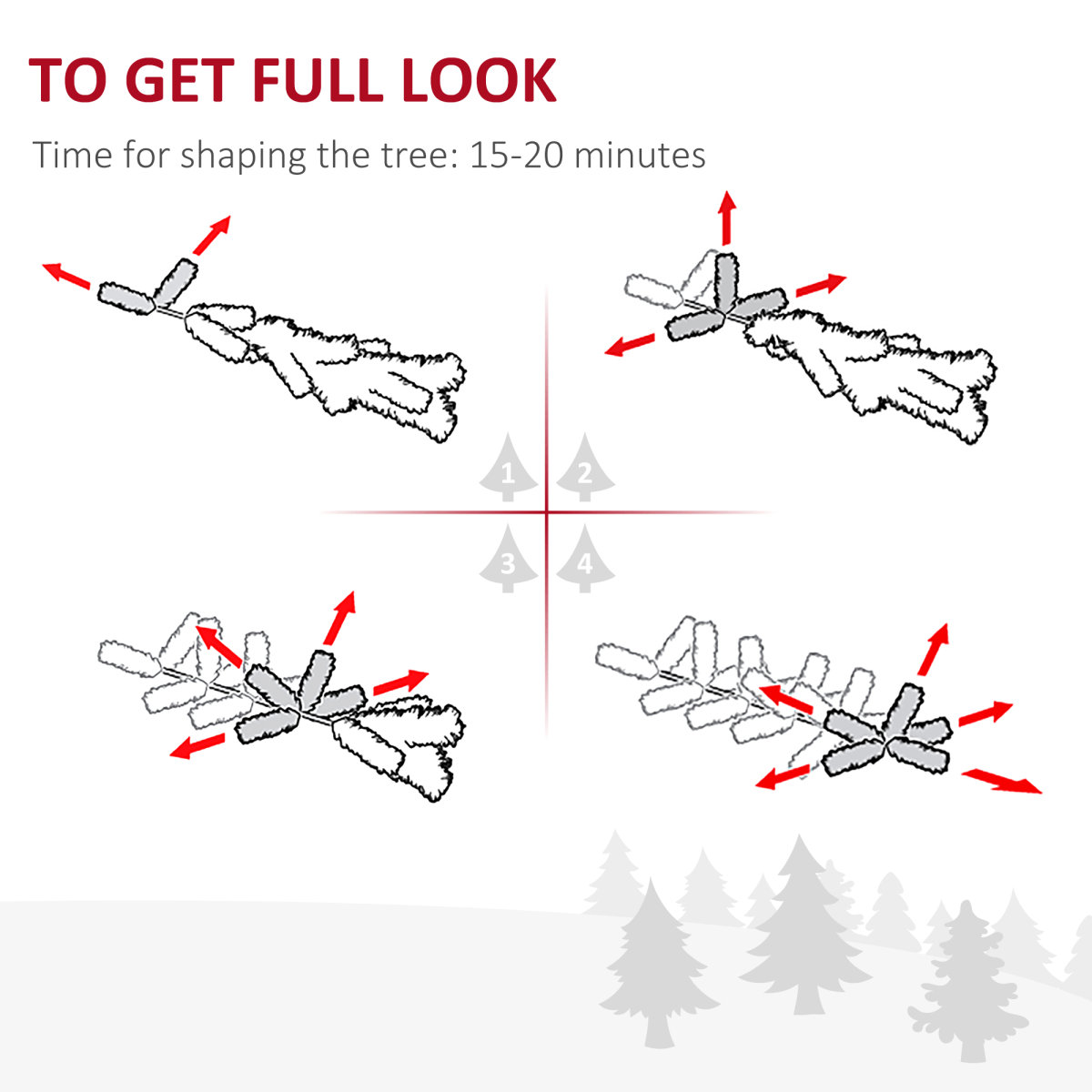 5 Feet Prelit Artificial Snow Flocked Christmas Tree Warm LED Light Green White - plants - express.com