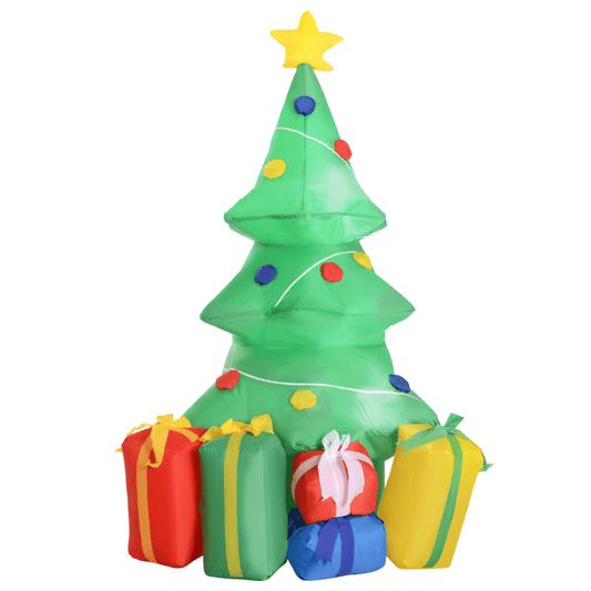 5ft LED Inflatable Christmas Tree - Self - Inflating Lawn Decor - plants - express.com