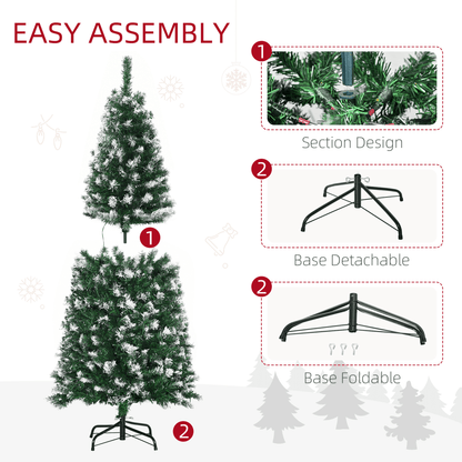 5FT Prelit Artificial Xmas Tree Holiday D��cor 250 Colourful LED Light - plants - express.com