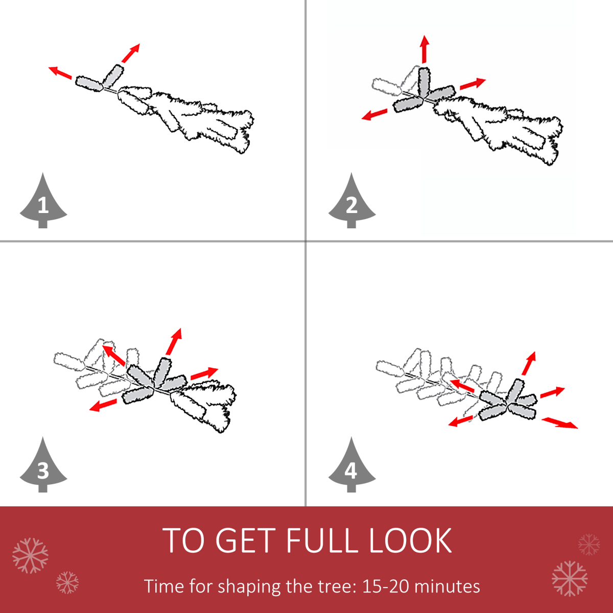 5FT Snow - Flecked Artificial Christmas Pencil Tree with Berries & Pinecones - plants - express.com