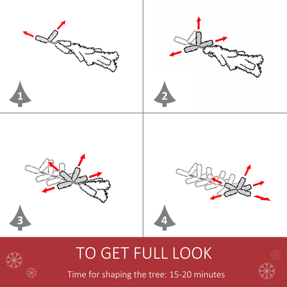 5FT Snow - Flecked Artificial Christmas Pencil Tree with Berries & Pinecones - plants - express.com