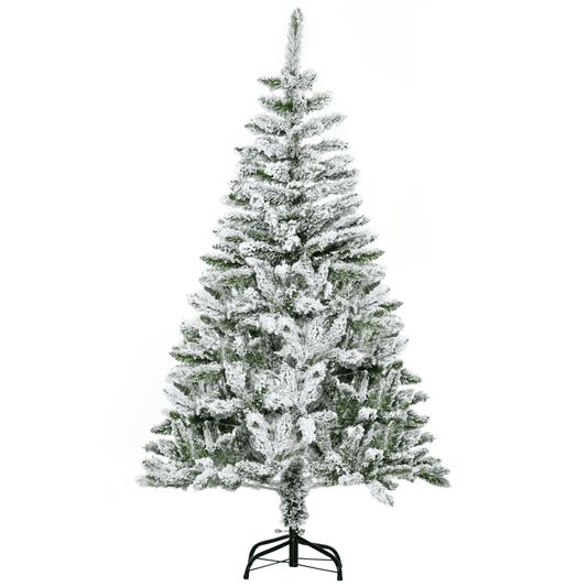 5ft Snow - Flocked Artificial Christmas Tree - Winter Wonderland Vibes! - plants - express.com