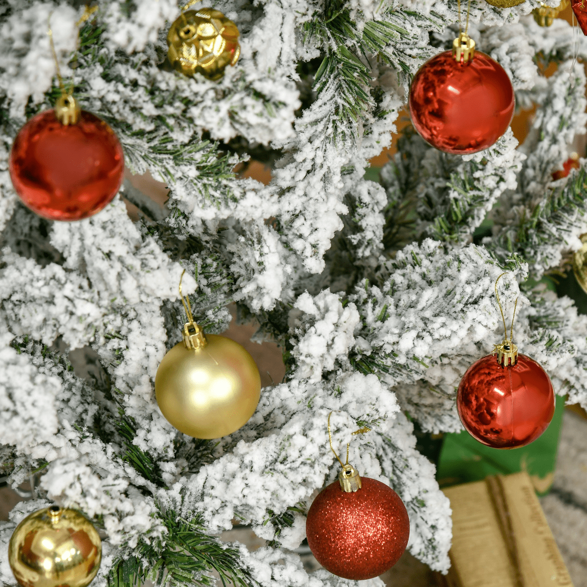 5ft Snow - Flocked Artificial Christmas Tree - Winter Wonderland Vibes! - plants - express.com