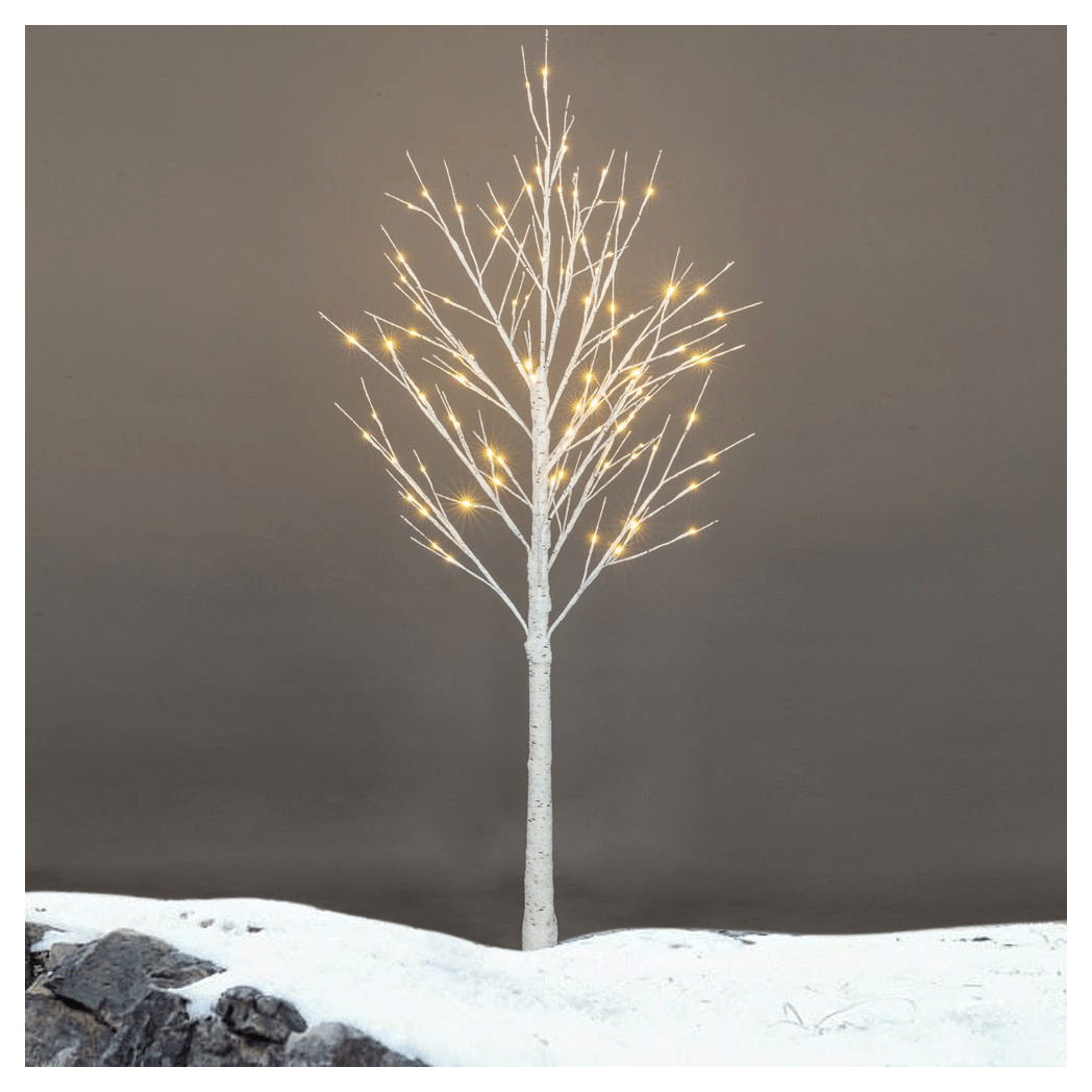 5FT Snowflake Christmas Tree with 72 LED Lamp - plants - express.com