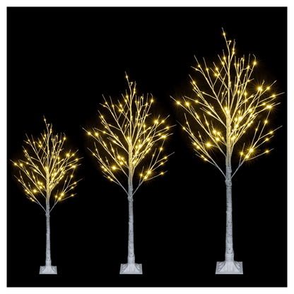 5FT Snowflake Christmas Tree with 72 LED Lamp - plants - express.com