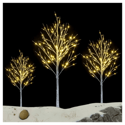 5FT Snowflake Christmas Tree with 72 LED Lamp - plants - express.com