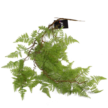 6 - Pack 100cm Faux Hanging Maidenhair Ferns - Vibrant Light Green Décor - plants - express.com