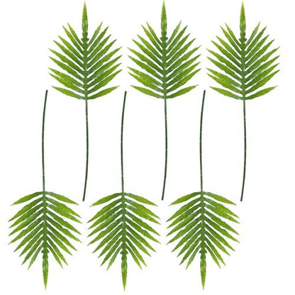 6 - Pack 95cm Lush Green Artificial Palm Leaves for Stunning Decor Creations - plants - express.com