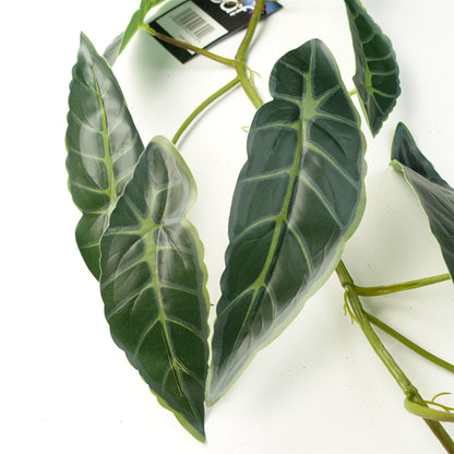 6 x 110cm Artificial Hanging Trailing Dark Green Leaf Plant - plants - express.com