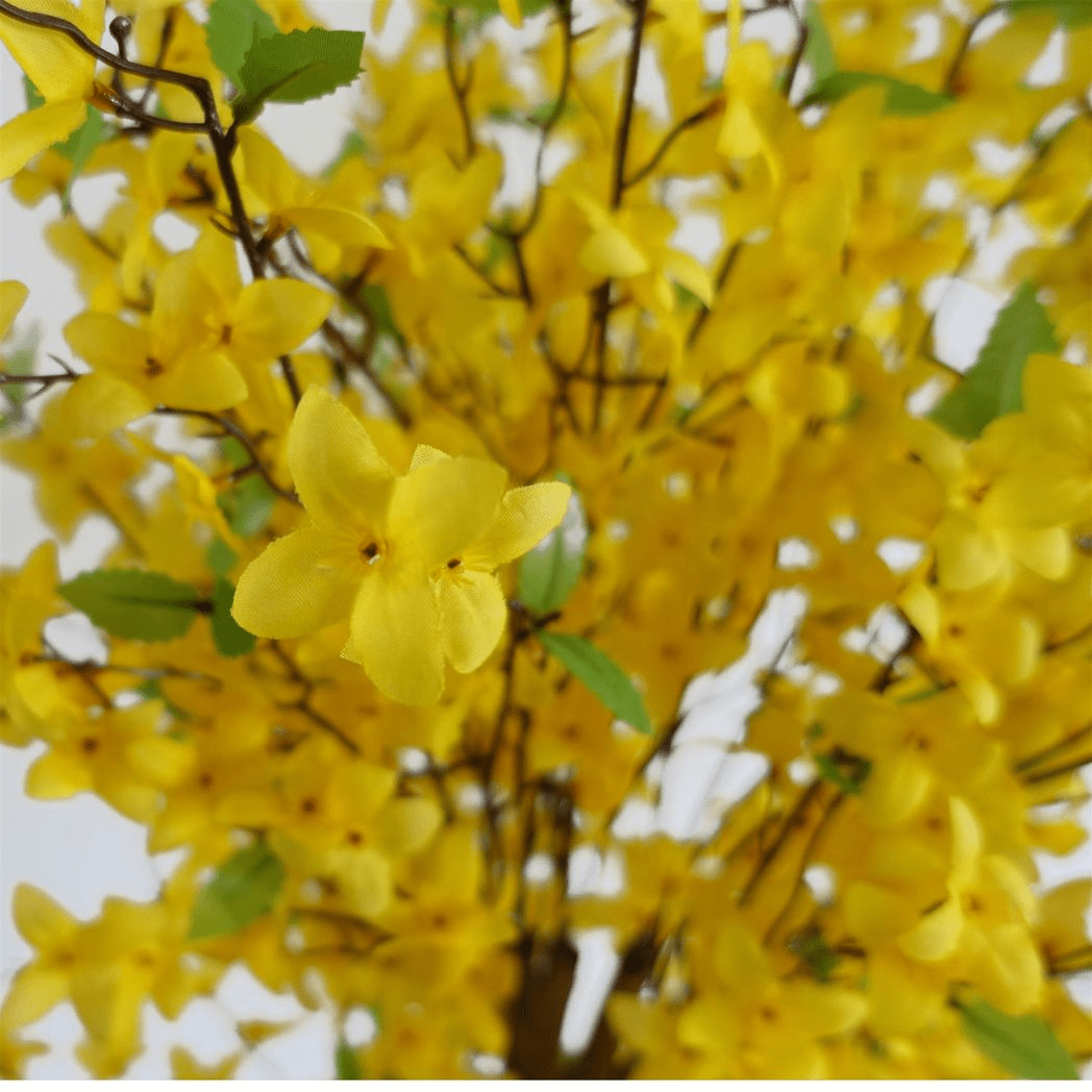 60cm Artificial Forsythia Tree - Lifelike Faux Floral Centerpiece - plants - express.com