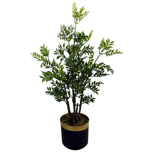 60cm Lifelike Nandina Bonsai Tree – Elegant Indoor Décor with Adjustable Branches - plants - express.com