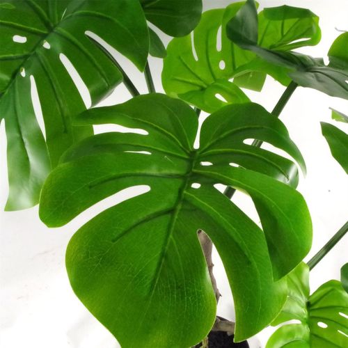 60cm Lifelike Twisted Stem Monstera Plant - Perfect Home Decor Accent - plants - express.com