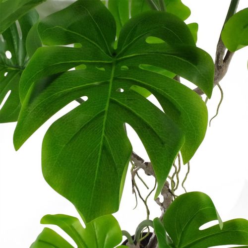 60cm Lifelike Twisted Stem Monstera Plant - Perfect Home Decor Accent - plants - express.com