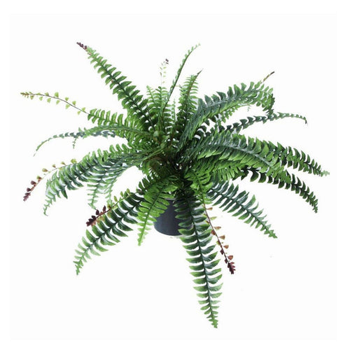 60cm Realistic Leaf Design Faux Foliage Plant - Fully Potted Elegance - plants - express.com