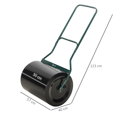 60L Heavy - Duty Steel Garden Roller with Fillable Cylinder for Effortless Lawn Care - plants - express.com
