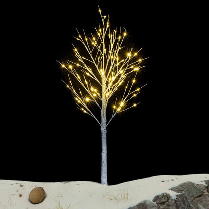6FT Snowflake Christmas Tree with 96 LED Lamp - plants - express.com
